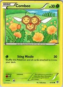 Pocket Scout - Pokemon TCG Combee B&W Plasma Storm 4/135 Regular Common Card Played LP