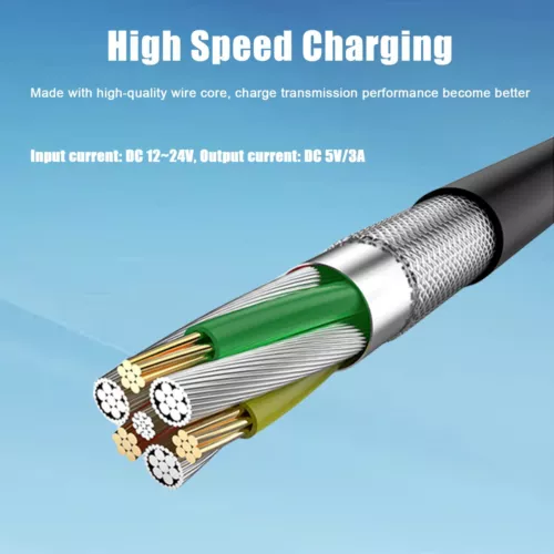 USB & Vehicle Car Charger Cable for Motorola Zebra TC70/TC75 CHG-TC7X-CLA1-01 - Picture 3 of 7
