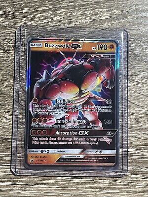  Pokemon Buzzwole-GX - 57/111 - Ultra Rare - Sun & Moon