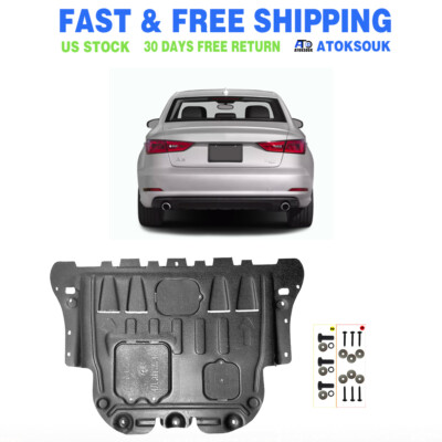 Thick Engine Splash Shield For Audi A3 2015-2016 Front Engine Guard Hard