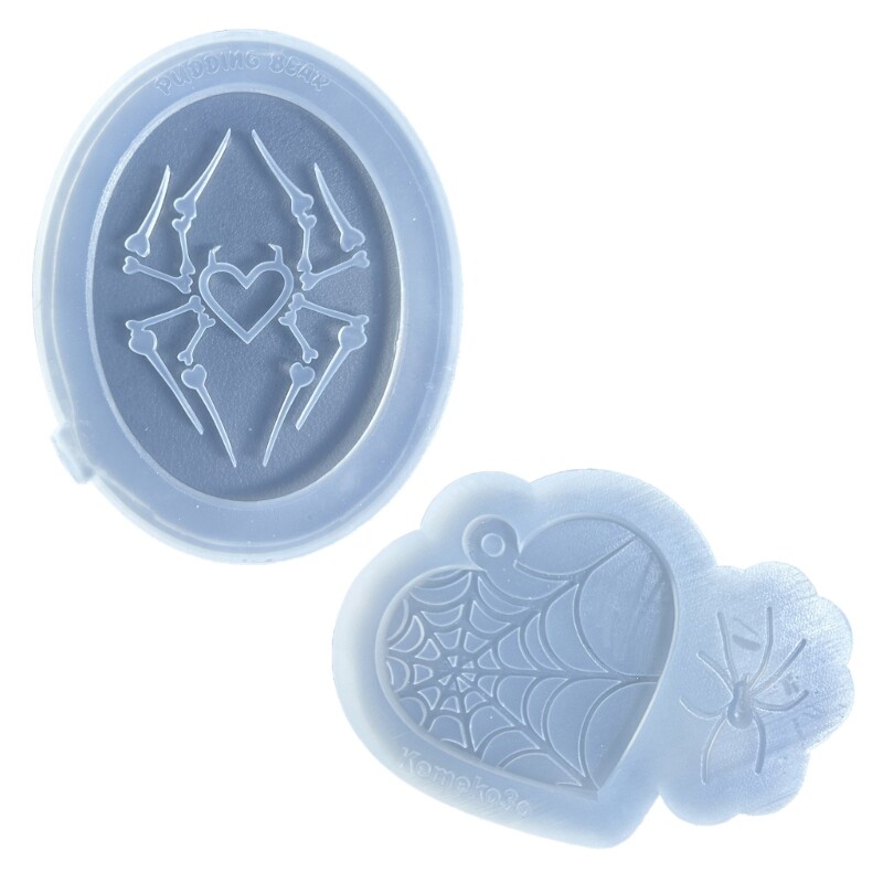 Durable Epoxy Resin Molds Keychain Mold Spiders Shaped Jewelry Pendant Molds