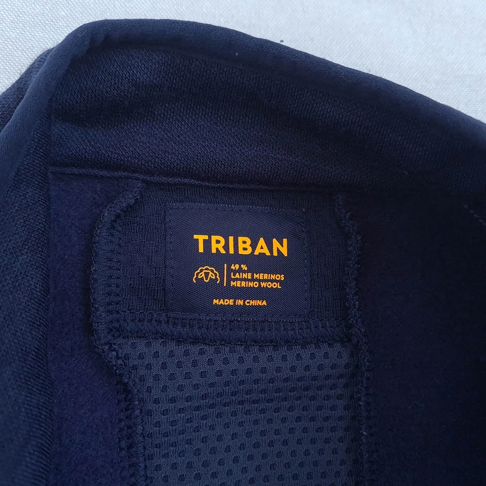 Triban Decathlon Mens Merino Wool Blend Cycling Jacket Size S Winter Thermal - Image 3 of 4