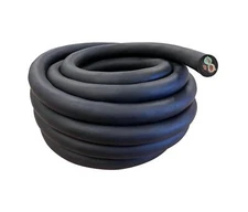 25 Feet 6/3 SOOW Cable Cord 6 AWG 3 Conductor SO Wire - 6 Gauge 3 Conductor (...