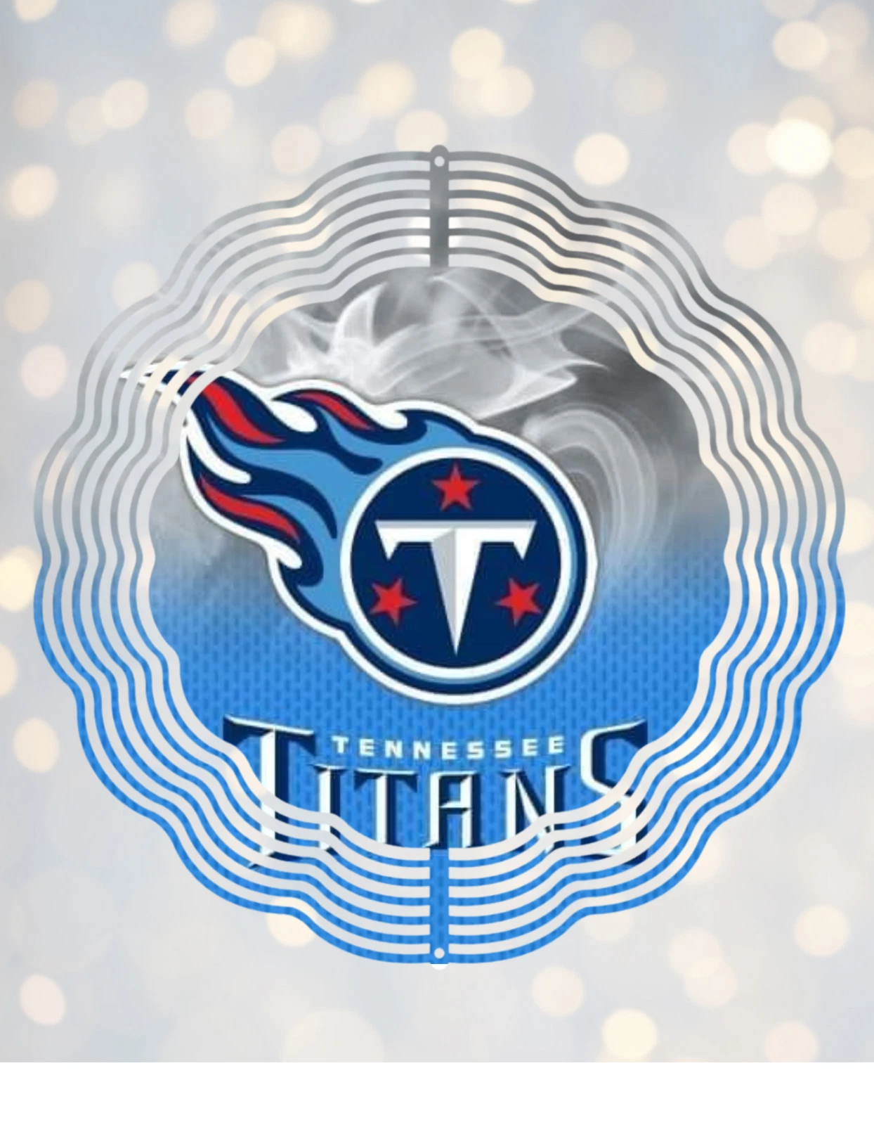 Tennessee Titans Round Wind Spinner