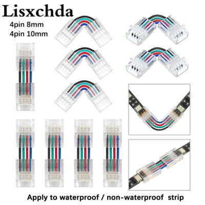 2/3/4/5/6Pin LED Verbinder Zubehör Verteiler Verlängerung RGB rgbw RGB+CCT Strip