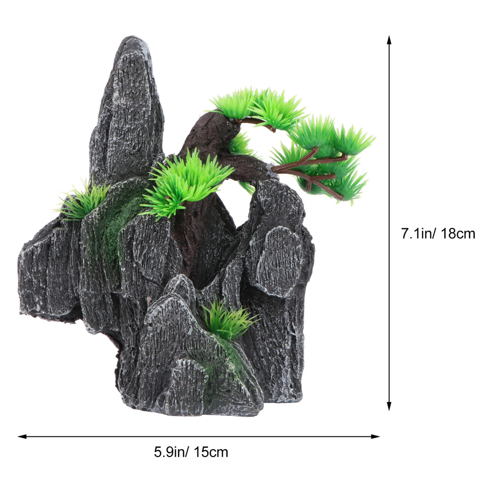 Desktop Aquarium 40cm - Kleines Landschaftsbecken Für Kampffische & Schildkröten