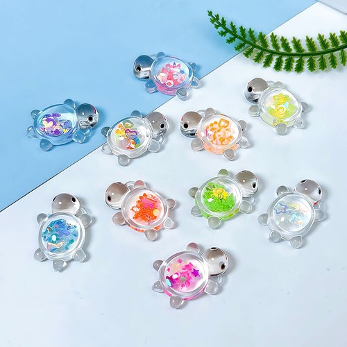 1PC Mini Luminous Glitter Turtle Home Decor Landscaping Crafts Glowing Turtl _cn - Zdjęcie 2 z 5