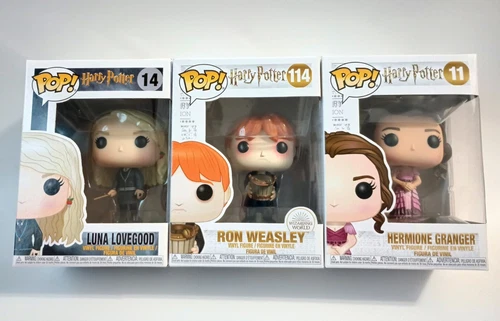 Funko Pop! Harry Potter - Hermione Granger Yule Ball 11, Luna Lovegood 14, 114 R