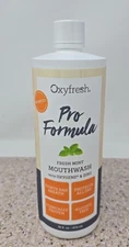 Premium Oxyfresh Pro Formula Fresh Mint Mouthwash Patented Zinc Mouthwash 