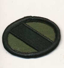 Parachute Oval 20th Special Forces subdued patch Vietnam era twill