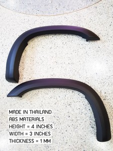 Special Limit 4 Front Matteblack Fender Flares For Toyota Hilux Mk4 Mk5 97 05 Ln167 Ln165 4dr Preferably Authentic Exclusive Www Babyliveadvice Com