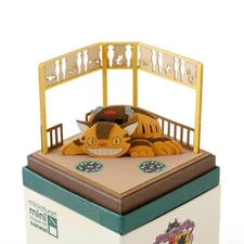 Japan Ghibli Museum My Neighbor Totoro Paper Craft Mini Chuato Series Cat Bus