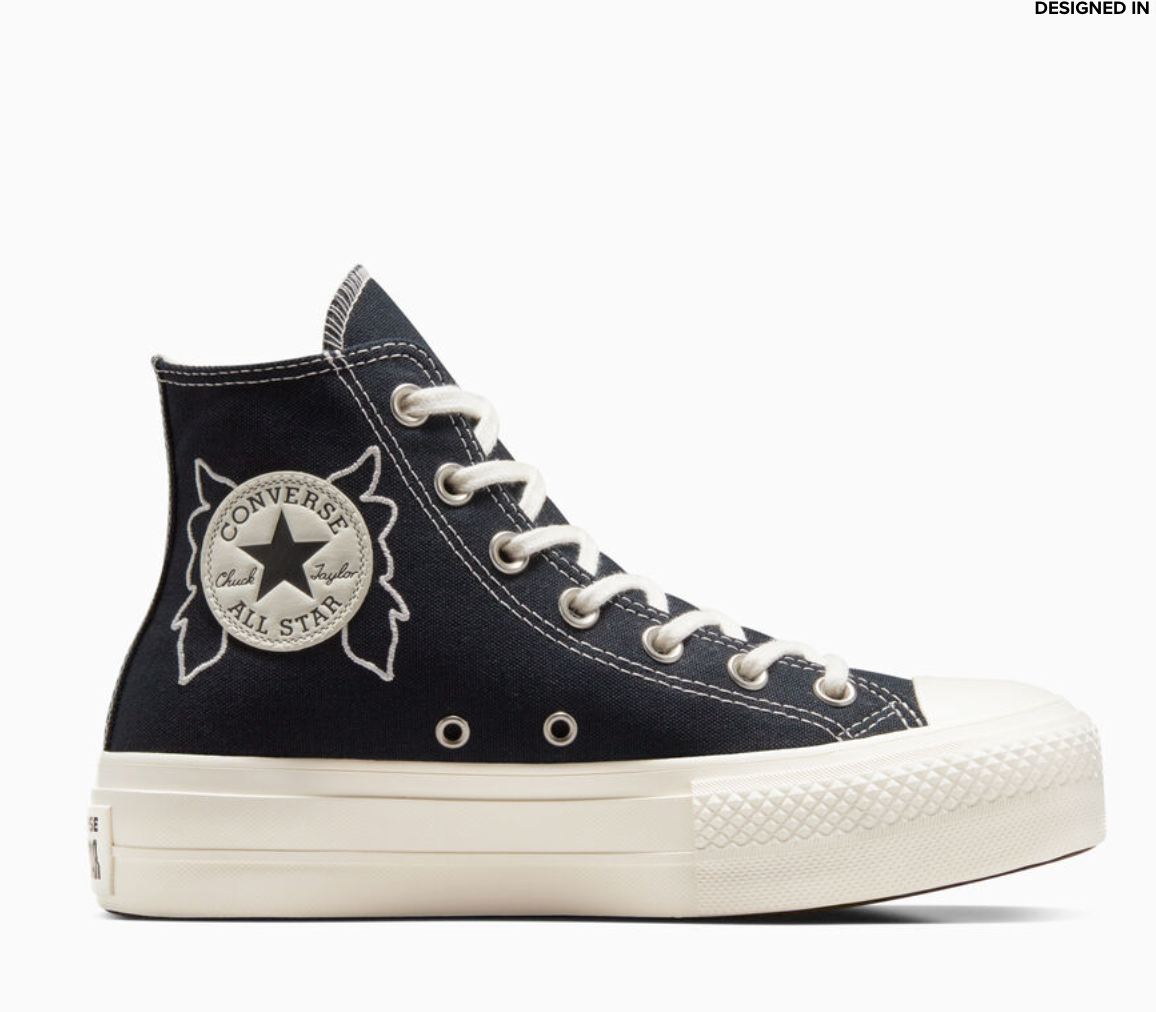 NEW Women's CONVERSE Star Lift Platform Enchanted Garden
