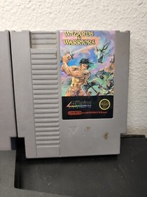 Wizards & Warriors, Solstice, & Mickey Mousecapade NES with 2 sleeves