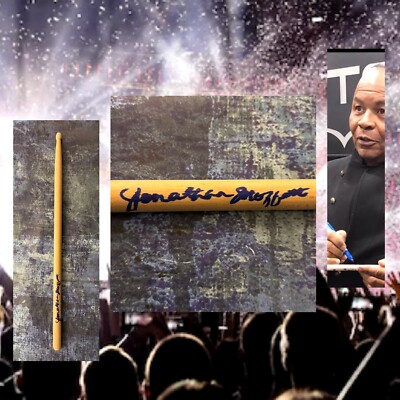 GFA Michael Jacksons Drummer Jonathan Moffett Signiert Drumstick Proof COA