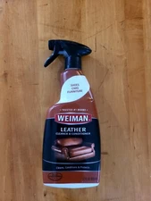 Weiman LEATHER CONDITIONER CLEANER Protect Restore Car Auto Seat Shoe Sofa 22oz
