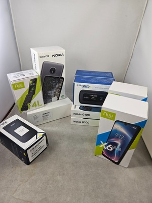 x10 LOT Nokia, Orbic, NUU, TCL Smartphones + Mobile Hotspot - Varying Condition