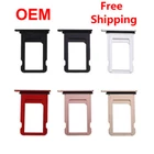 OEM Sim Card Holder Tray Metal Slot For iPhone 5 6S 7 8 Plus X XR XS Max Double