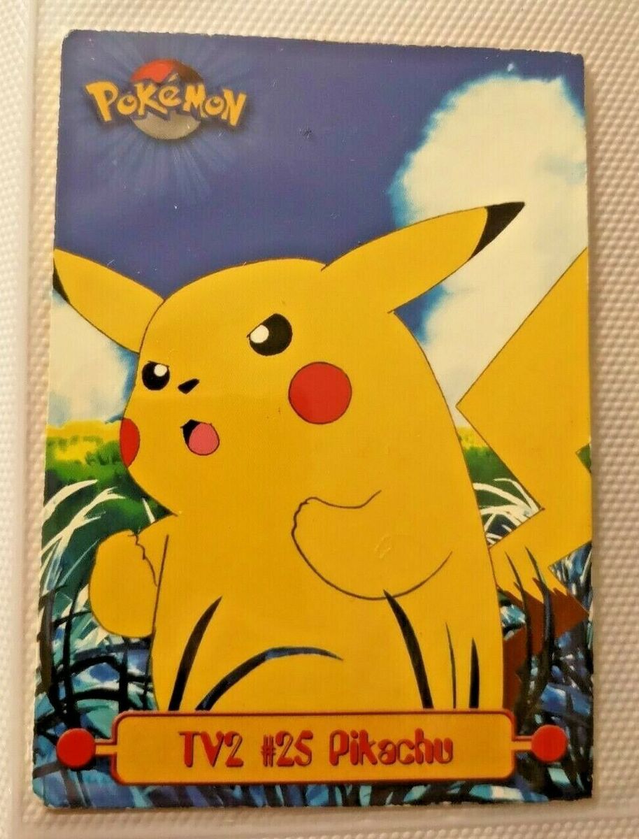 TV2 #25 PIKACHU - Card POKEMON TV Animation Edition Topps TV2 #25 PIKACHU - Card POKEMON TV Animation Edition Topps