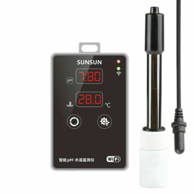 Aquarium PH meter thermometer PH tester Smart WIFI water quality monitor