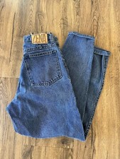 Vintage Women's Zena Sz 5 High Rise Mom Jeans Blue Denim High Waisted