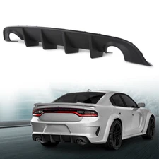 For 15-23 Dodge Charger SRT Factory Style Rear Diffuser Bumper Lip Lower Valance