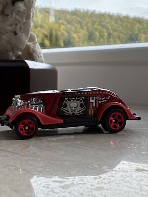 Hot Wheels 1996 Eagle Squadron Nr. 4 Bone Ripper Cabrio Rot Schwarz