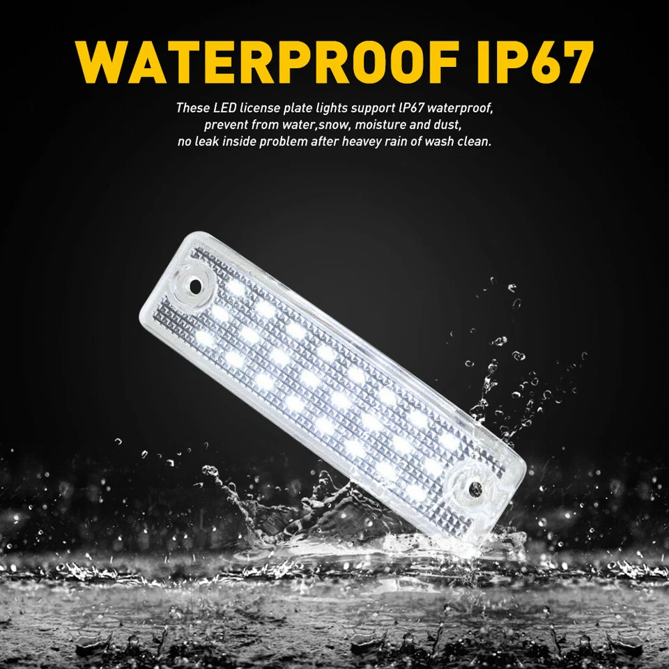 2x 6000k LED Blanco Placa Luz Lámpara Para 96-21 Toyota 4Runner TRD Sequoia Foto 4 de 4