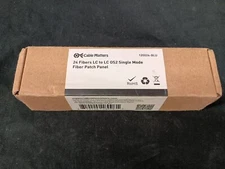 Cable matters 120024-BLU LC to LC 0S2 Single mode fiber patch panel
