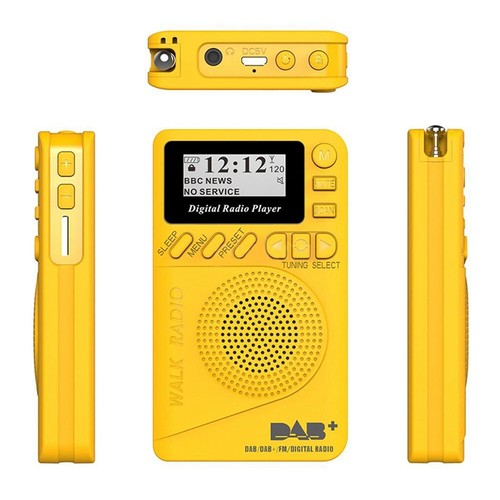 Pocket Digital DAB DAB+ FM Radio MP3 Player LCD Display Speaker Portable Player - Picture 5 of 10