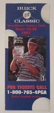 BUICK CLASSIC 1997 TICKET BROCHURE ERNIE ELS WESTCHETER COUNTRY CLUB