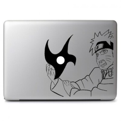 Naruto Spiral shuriken Vinyl Decal Sticker for Macbook Laptop Car