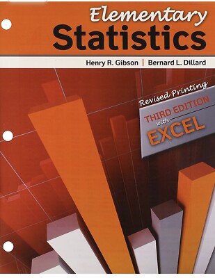 Elementary Statistics Third, 3rd Edition Revised Printing W/Excel. Loose Edition