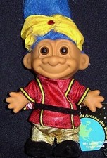 INDIA Russ Troll Doll AROUND THE WORLD 5" NEW IN BAG