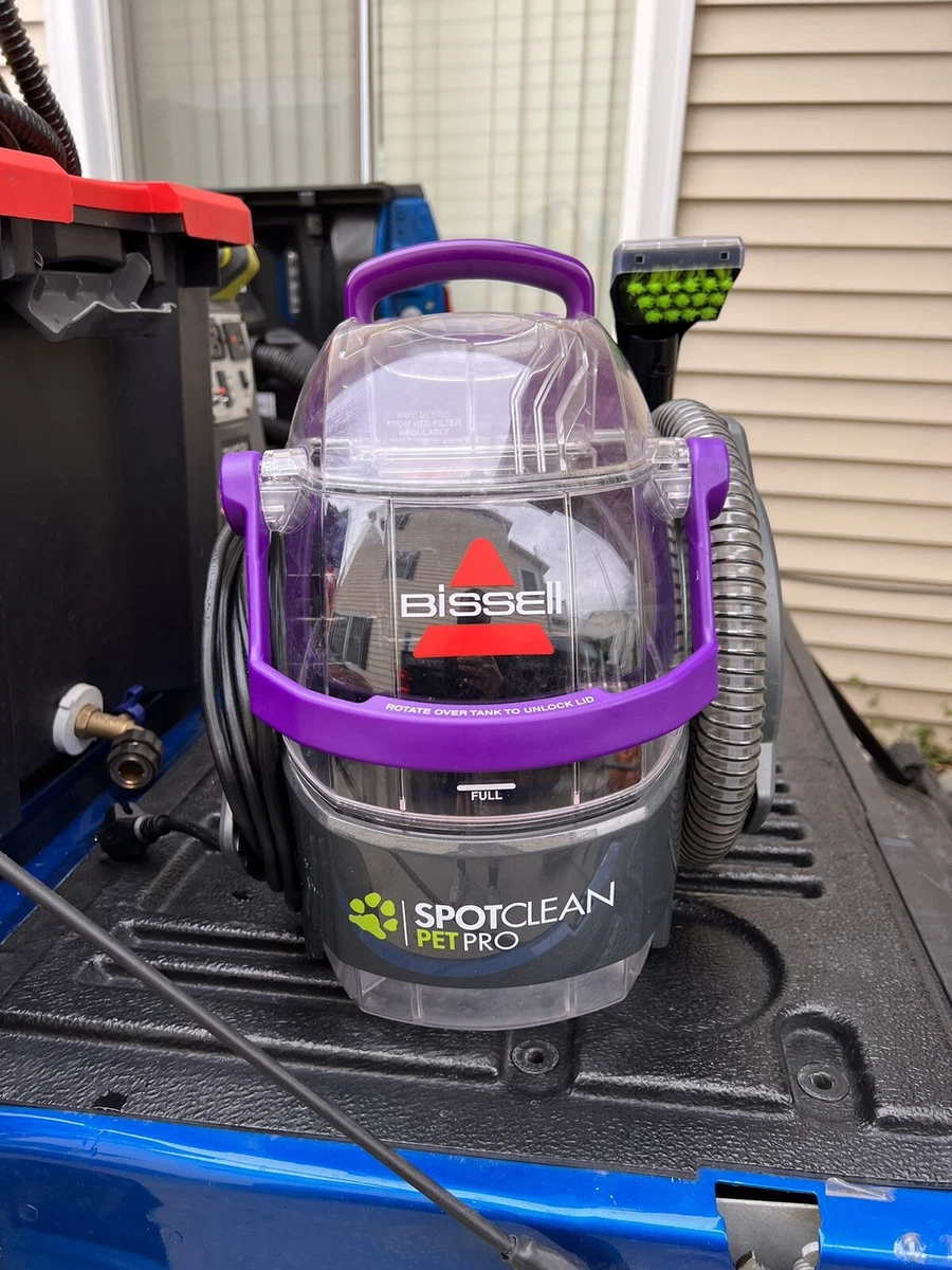 Bissell SpotClean Pro Pet Portable Carpet Cleaner in Purple and