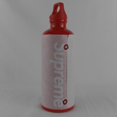 Supreme SIGG Traveller 0.6L Water Bottle - Red White Aluminum BPA