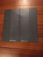 Lego 1 Dark Bluish Gray 32x32 base plate 2Way 10x10in Keep Clear ER Hospital