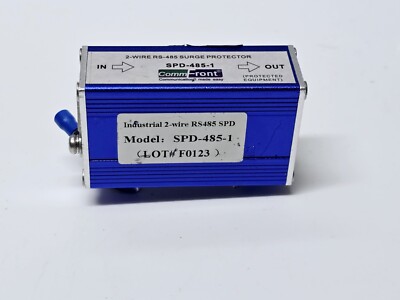 CommFront SPD-485-1 RS485 Surge Protector DIN Rail Modbus PLC 2-Wire SCADA BMS