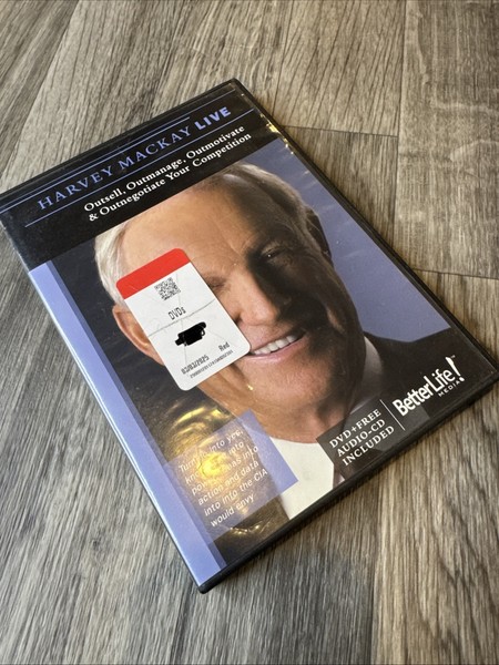 HARVEY MACKAY Outsell Outmanage Outmotivate Outnegotiate Competition DVD + CD