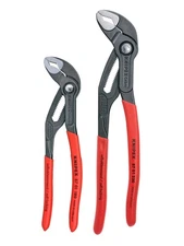 Tools - 2 Piece Cobra Pliers Set (87 01 180 & 87 01 250) (003120V01US), Red