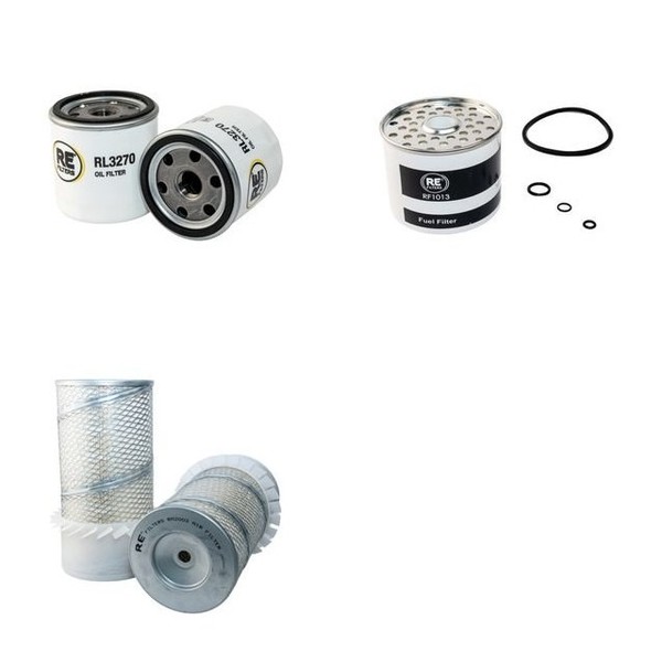 Filterservice-Kit Passt FüR Manitou 4 Rm 26 Nf Luft ÖL Kraftstoff Mit P Motor.-image
