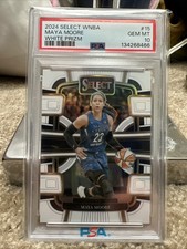 2024 Panini Select WNBA - Concourse Maya Moore #15 White Prizm /99