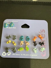 13 pairs of girls pierced earrings by Claire’s sensitive solutions