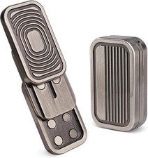 Triple Fidget Slider, Magnetic Metal Fidget Toys Adults Anxiety EDC Cool Gadgets