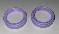 2 PLAYTEX PREMIUM DROP INS PURPLE BABY BOTTLE RINGS BP1