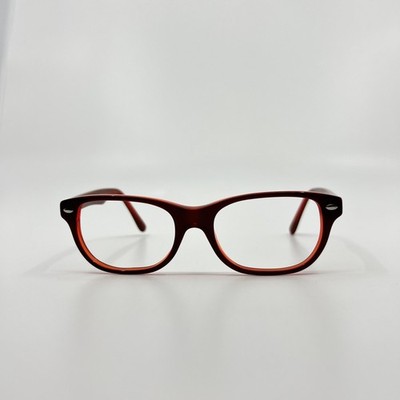 Ray Ban RB 1555 3664 Red Eyeglasses Frames Full Rim Girls 48-16-130 5657