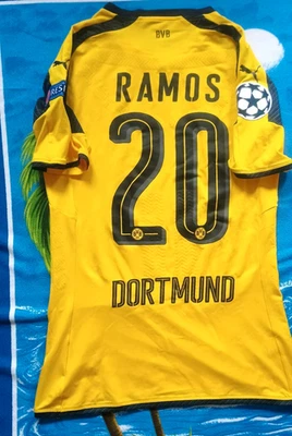 BVB Borussia Dortmund SpielerTrikot Player Match prepared Champions league Ramos - Bild 1 von 4