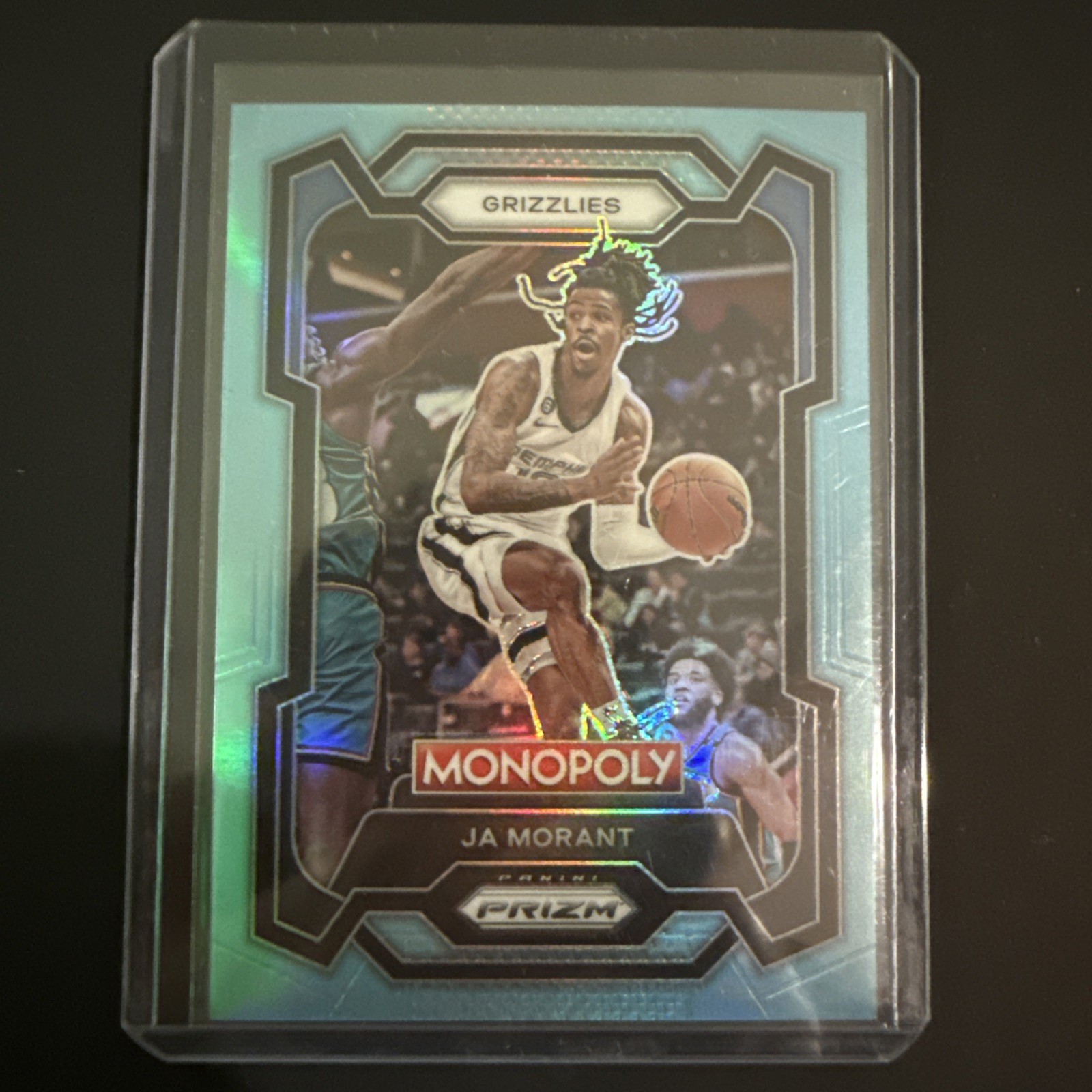 2023-24 Panini Prizm Monopoly Ja Morant #44 Light Blue Prizm /199 