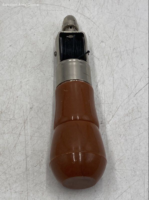 Vintage The Handy Brown Model No. 1331-S Leathercraft Tool Sewing Awl With Box
