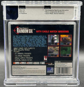 Tom Clancy's Rainbow Six Sega Dreamcast Sealed WATA 9.8 A++ Graded Pipe Dream